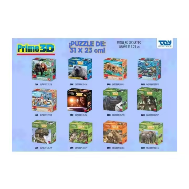 Toy Partner - Rompecabezas 3D para Niños - Experiencia Impactante - 1