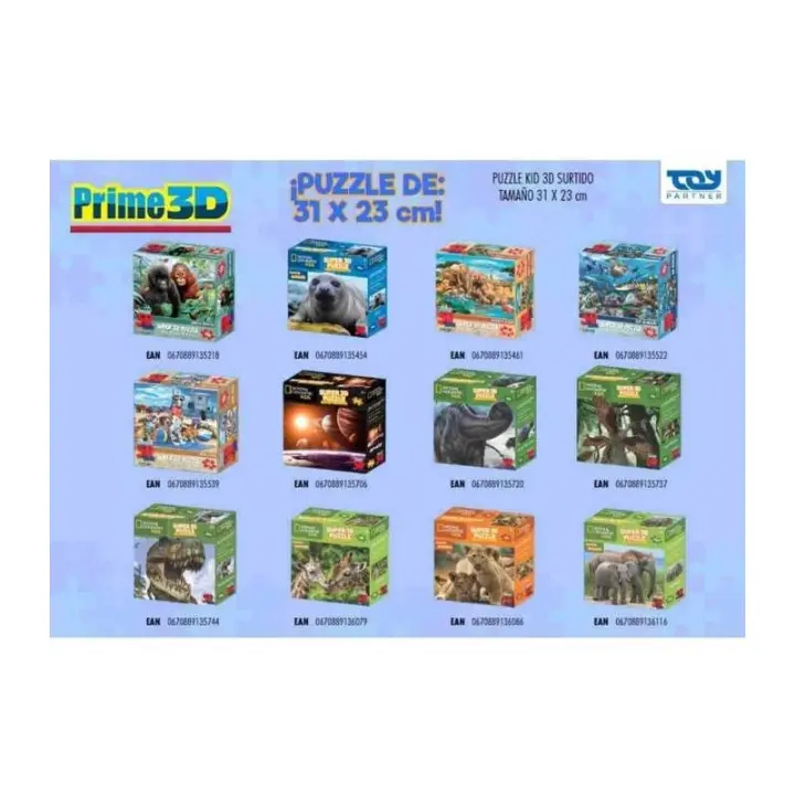 Toy Partner - Rompecabezas 3D para Niños - Experiencia Impactante - 1