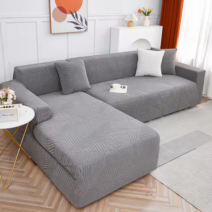 Cubierta De Sofá Lázy Impermeable De Jacquard Protección Contra Polvo Y Gatos Para Sala De Estar Cubierta Protectora De Sofá - 1