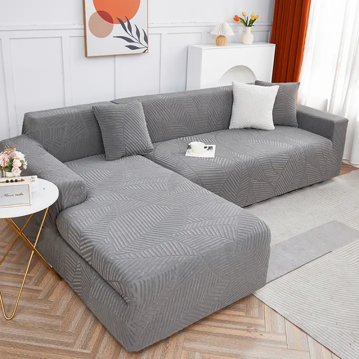 Cubierta De Sofá Lázy Impermeable De Jacquard Protección Contra Polvo Y Gatos Para Sala De Estar Cubierta Protectora De Sofá - 1