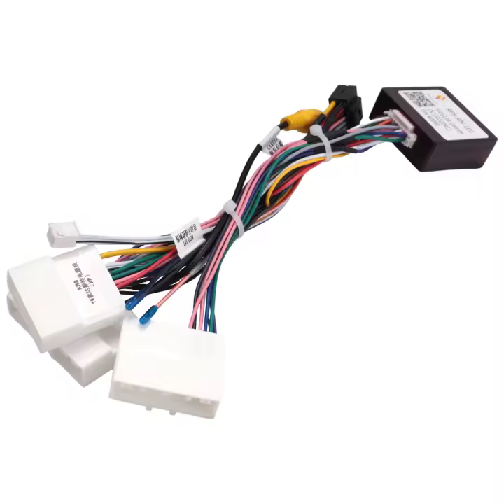 Adaptador de Cable de arnés de cableado de potencia para coche, estéreo Android, 16 Pines, con caja CANbus, para Renault Dacia Duster /Arkana /XM3 - 1