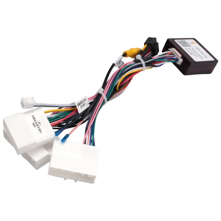 Adaptador de Cable de arnés de cableado de potencia para coche, estéreo Android, 16 Pines, con caja CANbus, para Renault Dacia Duster /Arkana /XM3 - 1