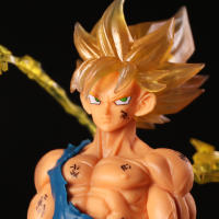 Figura De Acción Anime 18CM Dragon Ball Z Super Saiyan Son Goku Muñeco Coleccionable Juguete Para Niños Y Adultos - details 1