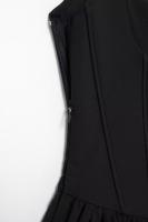 Vestido De Noche Para Mujer ZBZA Con Cuello Cuadrado Y Tirantes Anchos Bolsillos Ocultos Cierre De Zipper Chic Para Navidad Y Otoño Invierno - details 25