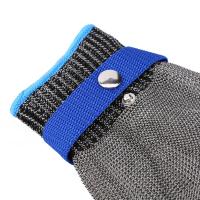 Guantes De Carnicero Resistente a Corte Y Afilado Con Malla De Acero Inoxidable Guantes De Algodón Resistente a Corte Para Trabajo En La Cocina - details 6