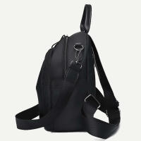 Mochila De Moda Para Mujer En Tela Oxford Gran Capacidad Casual Para Viajes Bolsa Escolar Con Cierre De Cremallera - details 14