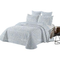 Juego de cama sencillo de tres piezas de algodón puro + 2 fundas de almohada para las cuatro estaciones. - details 0