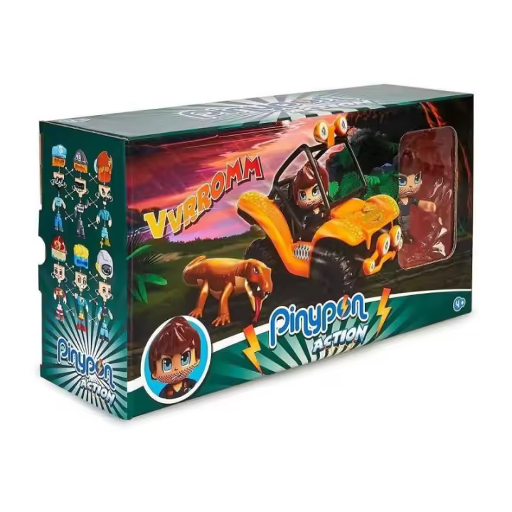 Pinypon Action Wild Buggy con Gran Lagarto de Famosa - 1