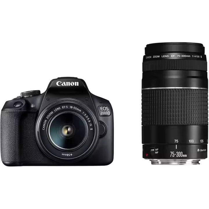 Canon Eos 2000D +Ef-S 18-55Mm Camera Reflex Black - 1