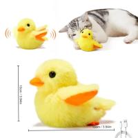 Juguete Eléctrico Para Gatos Juguetón Interactivo Con Pato De Peluche Y Sonido Automático Juguete Inteligente Para Mascotas - details 6