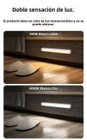 Lámpara LED Recargable Sensor De Movimiento Para Armario Dormitorio Y Cocina Iluminación Barra Inductiva Luz Nocturna Rectangular - details 7
