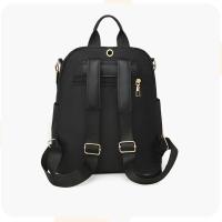 Mochila De Nylon Moda Multifuncional Gran Capacidad Para Estudiantes Mochila De Hombro Para Mujer Material Principal Denim Lining De Poliéster - details 5