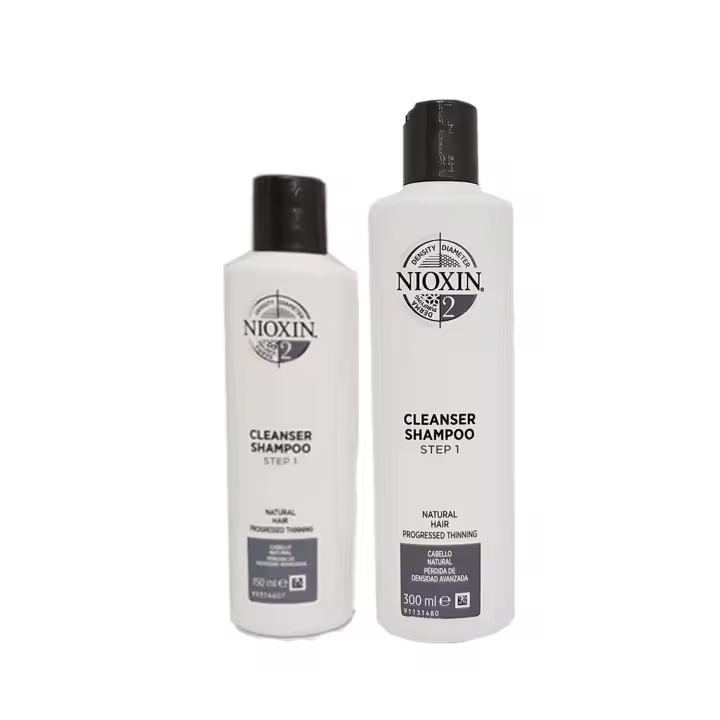Nioxin System 2 Champú Limpiador para Cabello con Pérdida de Densidad - 150 ml / 300 ml - 1