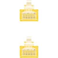 Nanocable Cable de red Ethernet RJ45 Cat.6A UTP AWG24, amarillo, latiguillo de 1mts - details 4