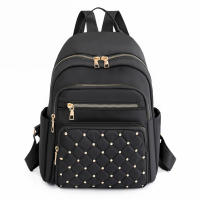 Mochila De Moda Para Mujer De Alta Calidad En Nylon Gran Tamaño Para Viajes Escolares Bolsa De Hombro Para Chicas Adolescentes - details 13