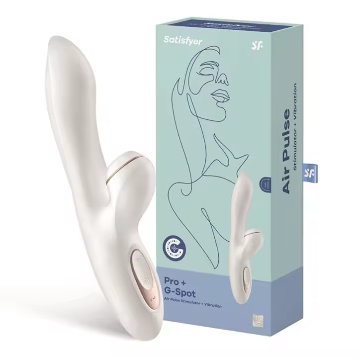 SATISFYER VIBRADOR ESTIMULADOR DEL CLÍTORIS RECARGABLE MODELO PRO G-SPOT RABBIT JUGUETES SEXUALES - 1