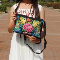 Bolso Bandolera De Nylon Para Mujer Con Bordados De Flores Capacidad Grande Estilo De Lujo Bolsos De Hombro Para Viajes - details 4