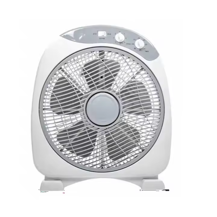 SPARK- VENTILADOR DE SUELO DE 12". 5 ASPAS. OSCILACIÓN. 3 VELOCIDADES. TEMPORIZADOR DE 2 HORAS. 5 CUCHILLAS CON REJILLA GIRATORIA. POTENCIA: 45W. - 1