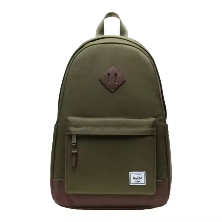 Mochila Verde Herschel Heritage Backpack Ivy Green Chicory Coffe 24L - 1