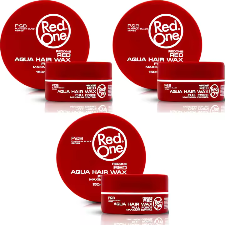 Redone PACK Cera Para Peinar Aqua Hair Full Force Red Fresa 150ml - 1