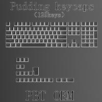 129 Keys Keycaps De Perilla Para Teclado Mecánico Con Intercambio Caliente Material PBT Perilla OEM Para Teclado Mx Transparente Pudding - details 12