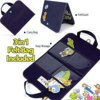 Tablero De Historias Para Niños Montessori Interactivo Con 4 Temas Juguete Educativo Sensorial De Peluche Animal Y Naturaleza Para Edad De 3 a 6 Años - details 3