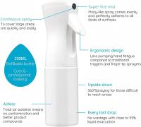 200ml Hairdressing Spray Bottle Barber Hair High Pressure Water Can  Salon Refill Bottle Beauty Atomizer Container - details 2