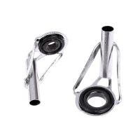Kit De Reparación De Ancinas De Pesca En Acero Inoxidable 8pcs Con Anillos Y Guías De Ojo Para Enthusiastas De La Pesca Al Aire Libre 3 Estilos - details 3