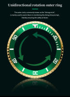 Reloj De Cuarzo Para Hombre Multifuncional Lujo Nocturno Resistente Al Agua Estilo Negocios Serie Reloj De Pulsera De Acero Inoxidable Moda Casual - details 6