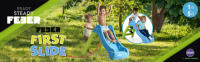 FEBER - First Slide, tobogán Infantil de tamaño pequeño y Colorido, 2 en 1, con Apertura para Manguera para Convertirse en tobogán de Agua, para niños y niñas a Partir de 1 año, Famosa - details 0