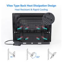 Lámpara Solar LED De 1000W Con Control Remoto Para Jardín Y Camping Energía Ahorro Instalación Self-Contained Protección IP67 - details 2