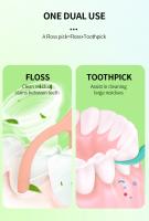 50pcs De Bastones De Higiene Dental Para Adultos Con Sabor a Frutas Limpiadores Suaves Y Portátiles Para La Limpieza De La Cavidad Oral - details 7