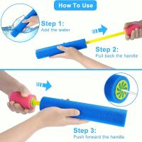 Pistola De Agua Para Niños Con Manguera Desmontable Juego De Guerra De Agua Multijugador Para La Playa Y El Verano Color Aleatorio - details 3