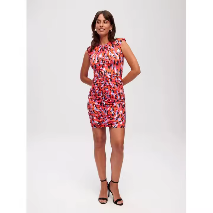 Vestido MIOH modelo SPLIT WILD estampado multicolor - 1
