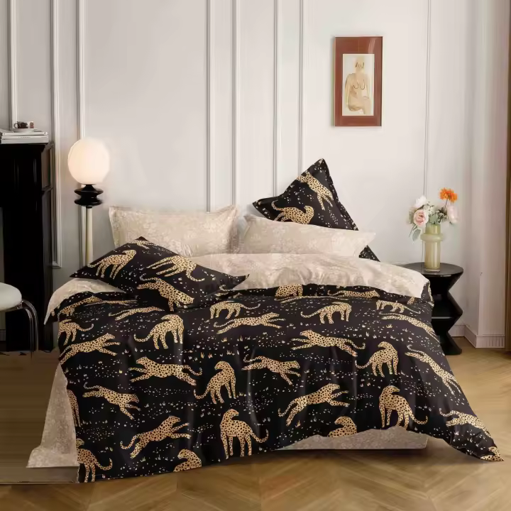 RedHer+Home Modelo Guadalfeo Juego de Funda Nórdica Reversible Estampada para Cama 90/105/135/150 Funda nórdica Microfibra con cremallera - Funda almohada - Funda edredon suave y transpirable. - 1