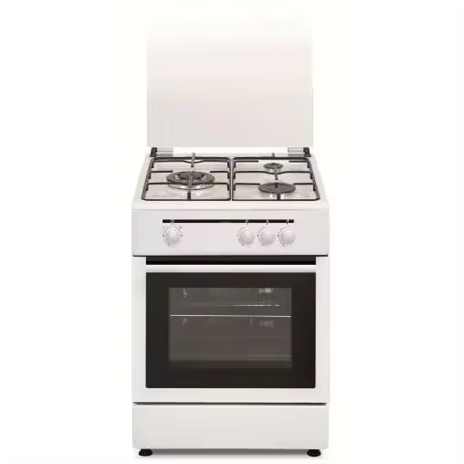 Cocina Vitrokitchen CB5530BB - Color Blanco  - 4 fuegos/zonas - 1