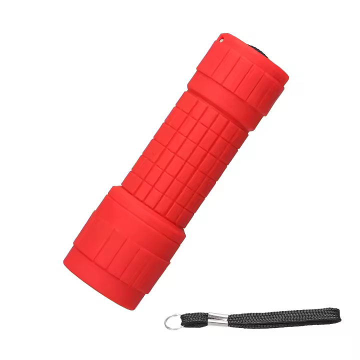 Linterna Portátil Miniatura Con 9 LED XPE Luz Fuerte Uso Con 3 Baterías NO.7 Enfoque Fijo Torcha De Emergencia Para Exteriores Y Bolsillo - 1