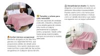 DEKORA SOUL - Manta Ultra Suave de Microfibra Térmica - Elegancia y Calidez para Sofá y Cama, Disponible en Colores y Tamaños Variados - details 2