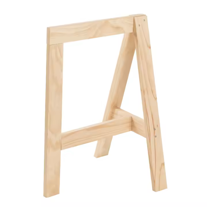 Caballate Glam de madera ecológica de pino para escritorio pequeño (74x50cm) - 1