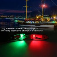 2pcs Lámpara De Navegación LED 12V Para Barco Luz Lateral Impermeable Resistente a La Corrosión Señal De Marina Para Yate - details 6
