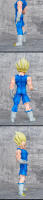 Figura De Acción Dragon Ball Z Majin Vegeta 20CM Super Saiyan Colección GK PVC Juguete Para Niños Regalo De Cumpleaños - details 4