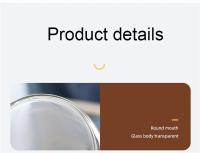Taza De Café Expreso Doble Aislamiento En Vidrio Transparente Tamaño Variado Para Cerveza Té Leche Whiskey Bebida Ecológica Hecha a Mano - details 9