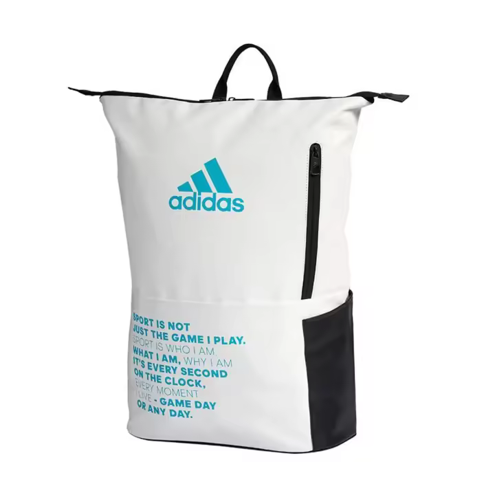 Mochila Adidas Multigame Blanco Azul - 1