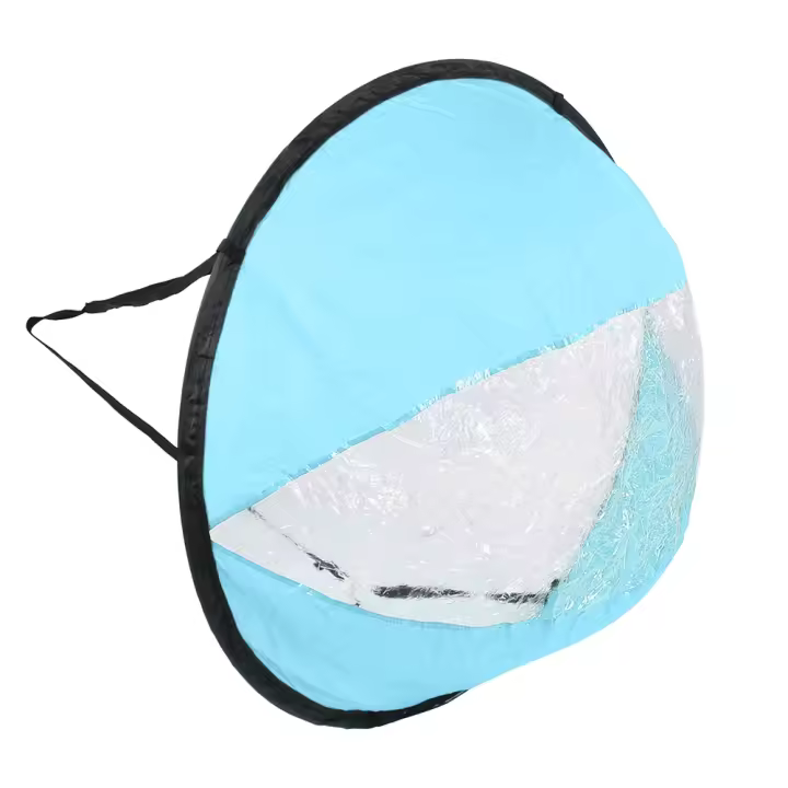 Tafetán de poliéster Durable plegable Kayak Viento Vela Ventana transparente canoa Viento Velero - 1