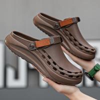 Sandalias Masculinas De Color Sólido EVA Para La Playa Y Viajes Ligeros Y De Secado Rápido Zapatos Casuales Para Hombres - details 9