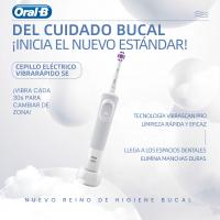 Cepillo eléctrico Oral-B Vitality 100 recargable, vibra cada 30s, limpieza 3D superior y blanqueamiento dental, esencial - details 0