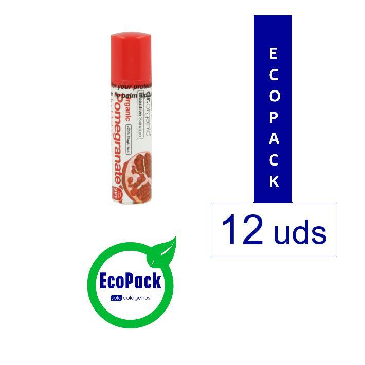 Dr organic ecopack 12 organic pomegranate lip balm 5.7ml — oferta en Miravia