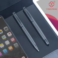 Juego De 1 Bolígrafo Y 1 Pluma De Negocios De Alta Gama Para Regalo De Oficina Estilo De Firmar En Negro Material De Alta Calidad - details 1