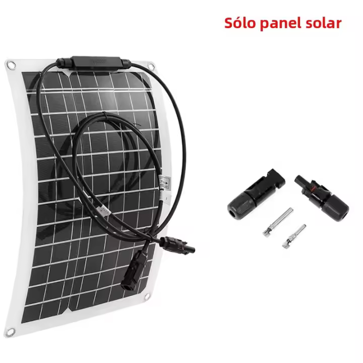 Panel Solar Flexible De 300W 18V Con Controlador De 10A-100A Kit De Batería Para Uso En El Hogar Turismo Coche RV Camping Al Aire Libre - 1