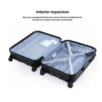 Juego de 3 Maletas Trolley Maleta, Maletas de Viaje Cabina ABS con Cierre de Combinación y 4 Ruedas Dobles 360. Maleta Rígida Resistente, Ligera con Interior Compartimentado DECODEKO - details 2